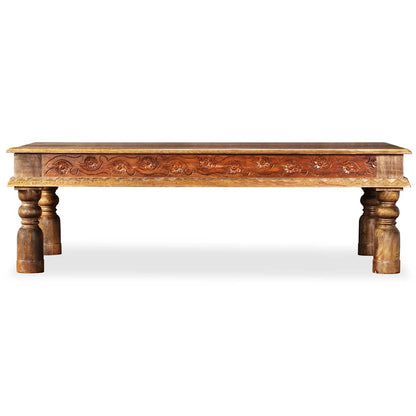 Tavolino da Salotto in Massello di Acacia e Mango 110x60x38cm