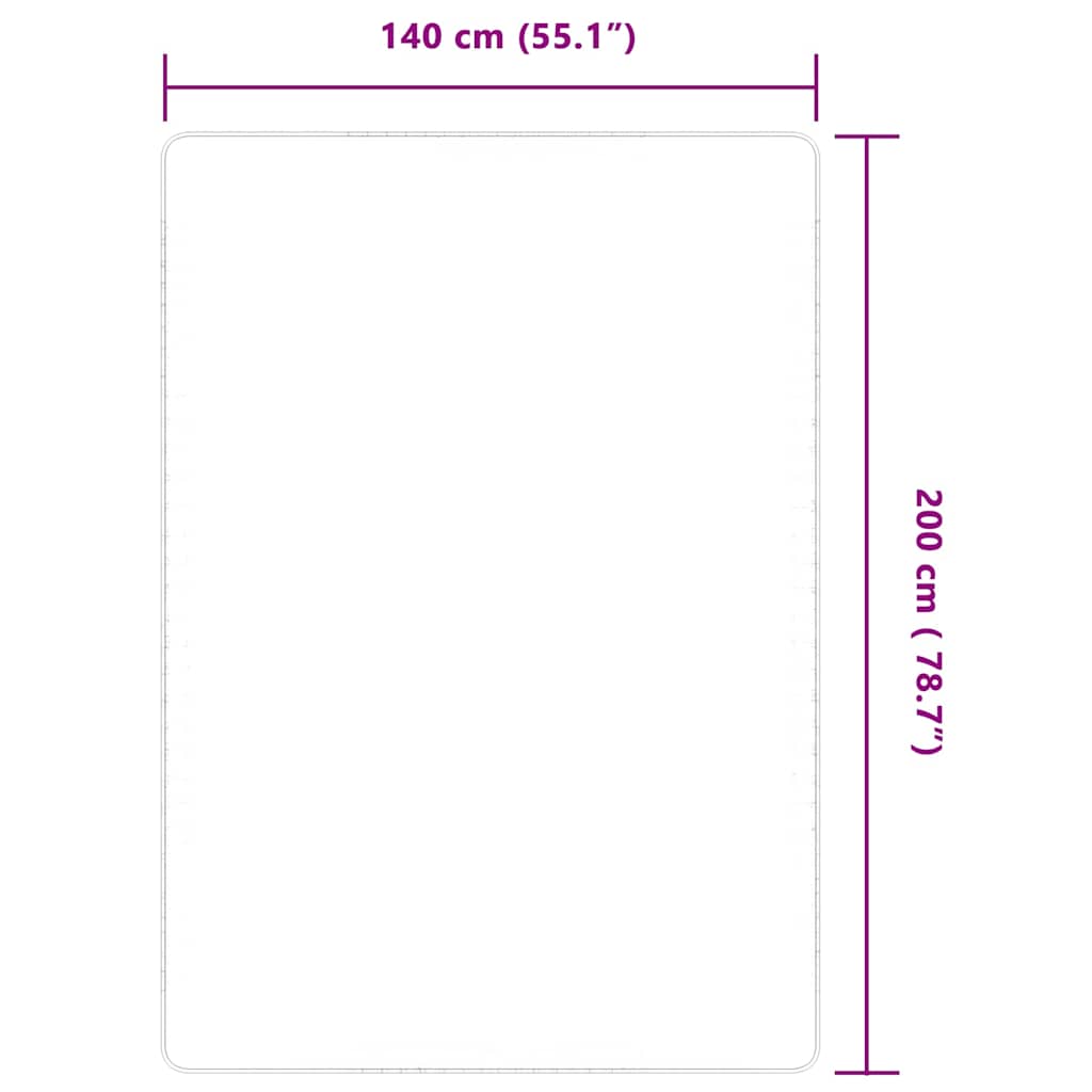 Tappeto di Iuta con Base in Lattice 140x200 cm Naturale - homemem39