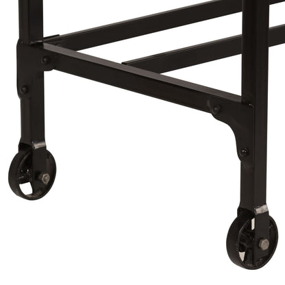 Scrivania con Sgabello Pieghevole in Legno di Mango 115x50x76cm - homemem39