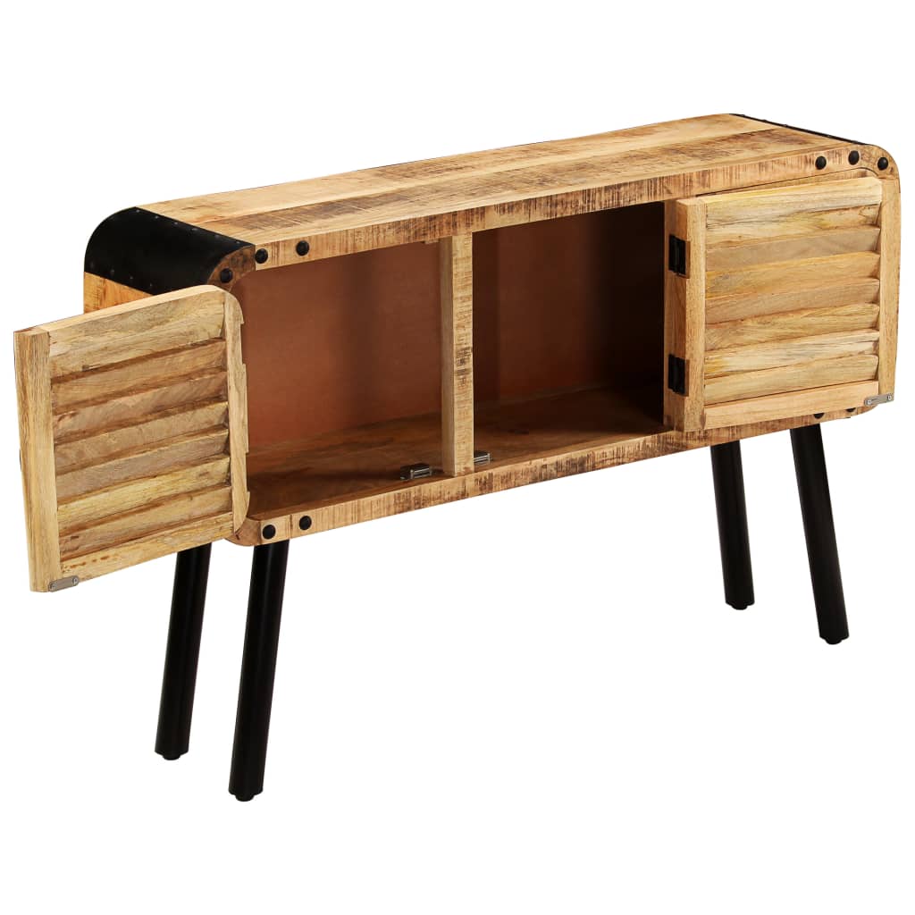Credenza in Legno Massello di Mango 120x30x76 cm - homemem39