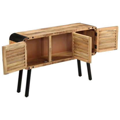 Credenza in Legno Massello di Mango 120x30x76 cm - homemem39