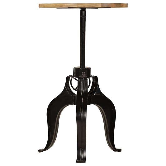 Tavolo da Bar in Legno Massello di Mango 60x(76-110) cm
