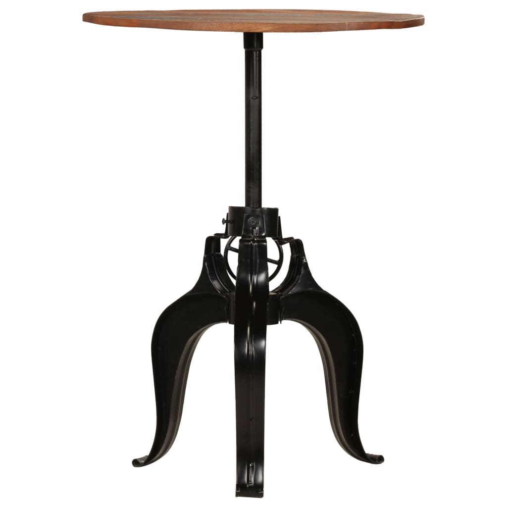 Tavolo da Bar in Legno Massello di Recupero 75x(76-110) cm | homemem39