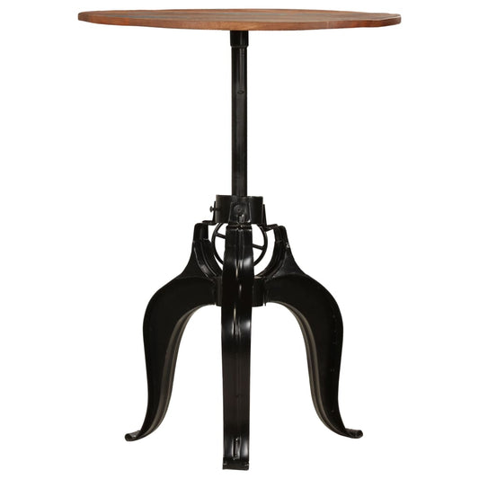 Tavolo da Bar in Legno Massello di Recupero 75x(76-110) cm | homemem39