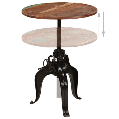 Tavolo da Bar in Legno Massello di Recupero 75x(76-110) cm | homemem39