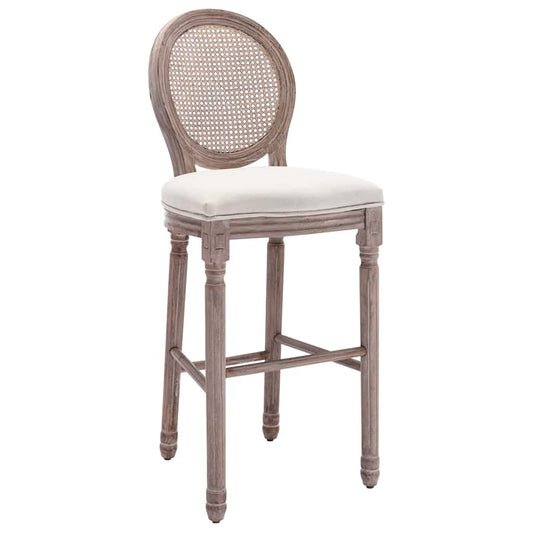 Sgabelli da Bar 2 pz Bianco Lino | homemem39