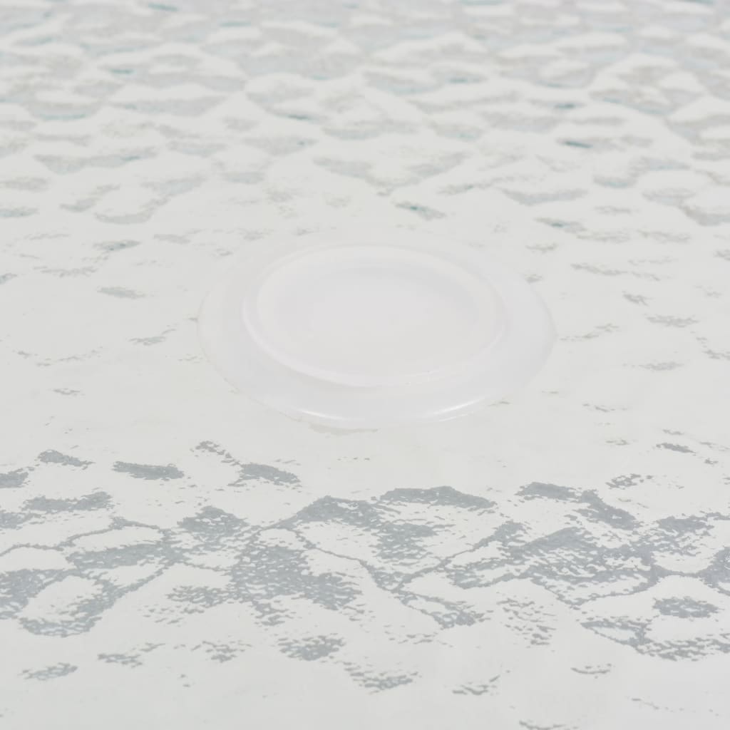 Set da Pranzo da Giardino 8 pz in Acciaio e Textilene Grigio | homemem39