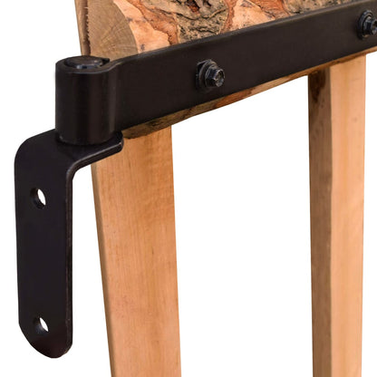 Cancello Singolo Recinzione Legno Nocciolo Impregnato 100x90 cm | homemem39