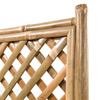 Letto Rialzato da Giardino con Graticcio in Bambù 40 cm | homemem39