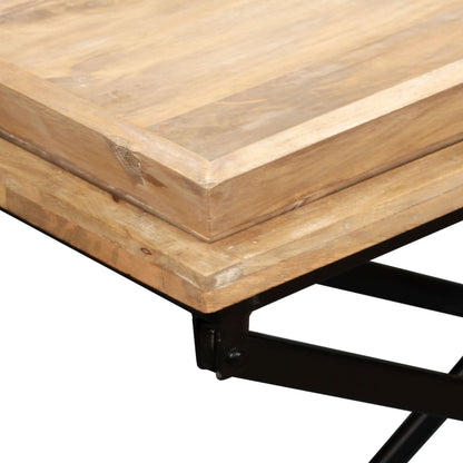 Tavolino Consolle in Legno Massello di Mango 130x40x80 cm | homemem39
