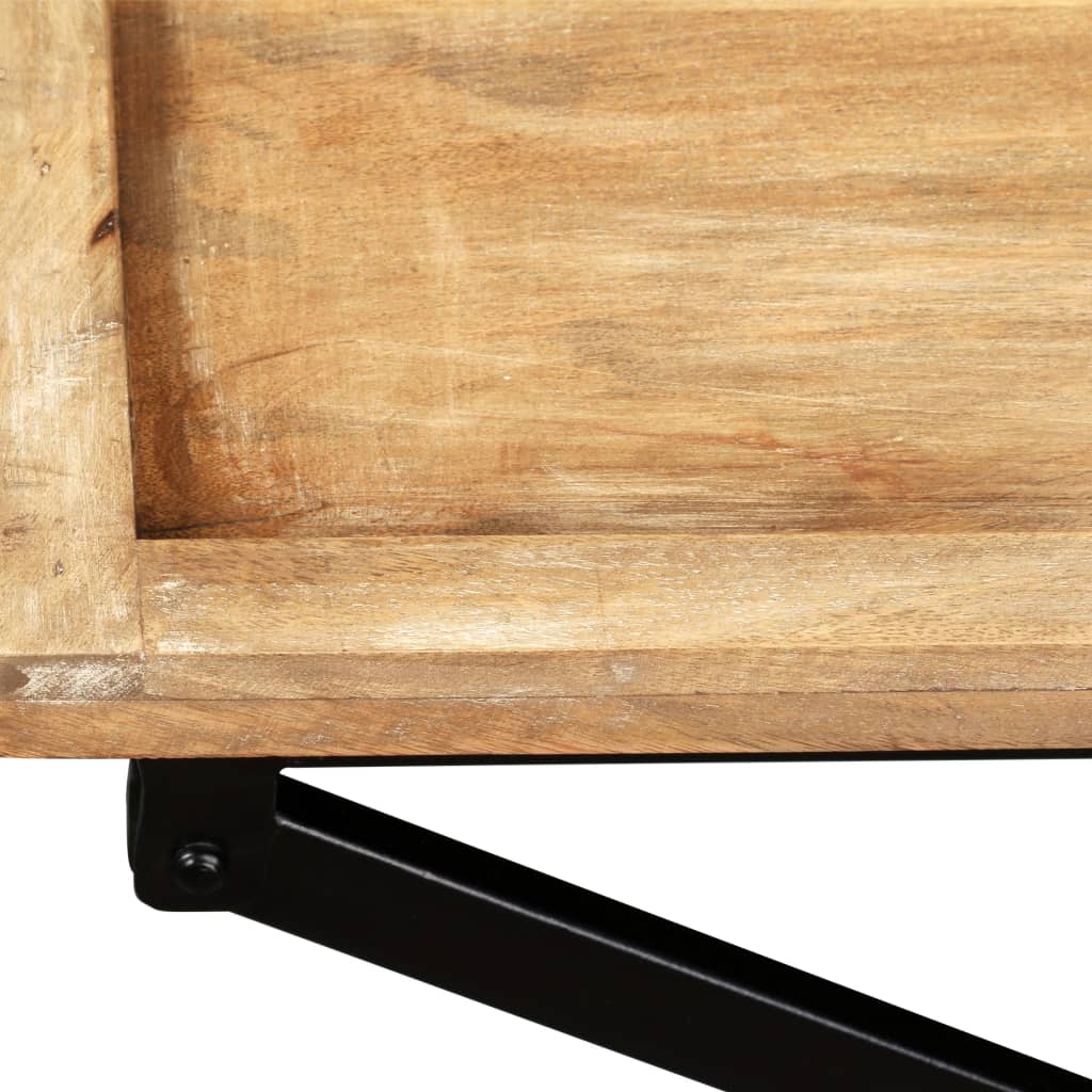 Tavolino Consolle in Legno Massello di Mango 130x40x80 cm | homemem39
