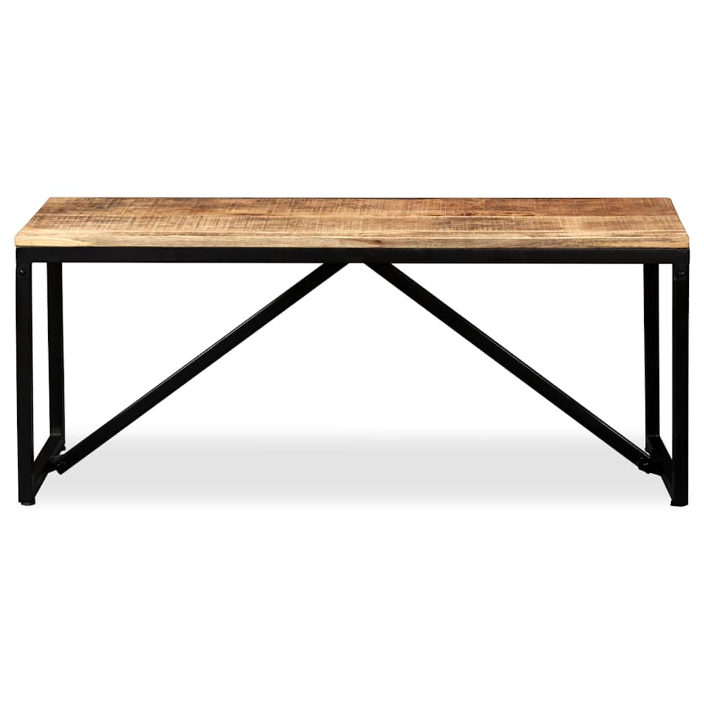 Panca in Legno Massello di Mango 110x35x45 cm | homemem39