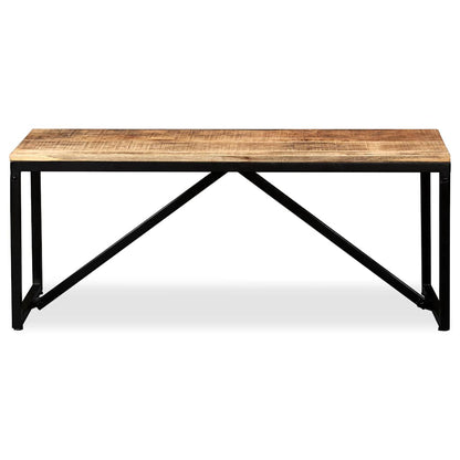 Panca in Legno Massello di Mango 110x35x45 cm | homemem39