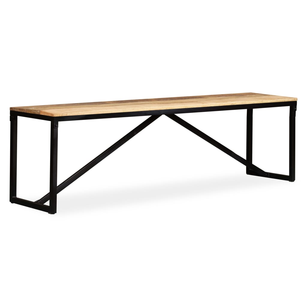 Panca in Legno Massello di Mango 160x35x45 cm | homemem39