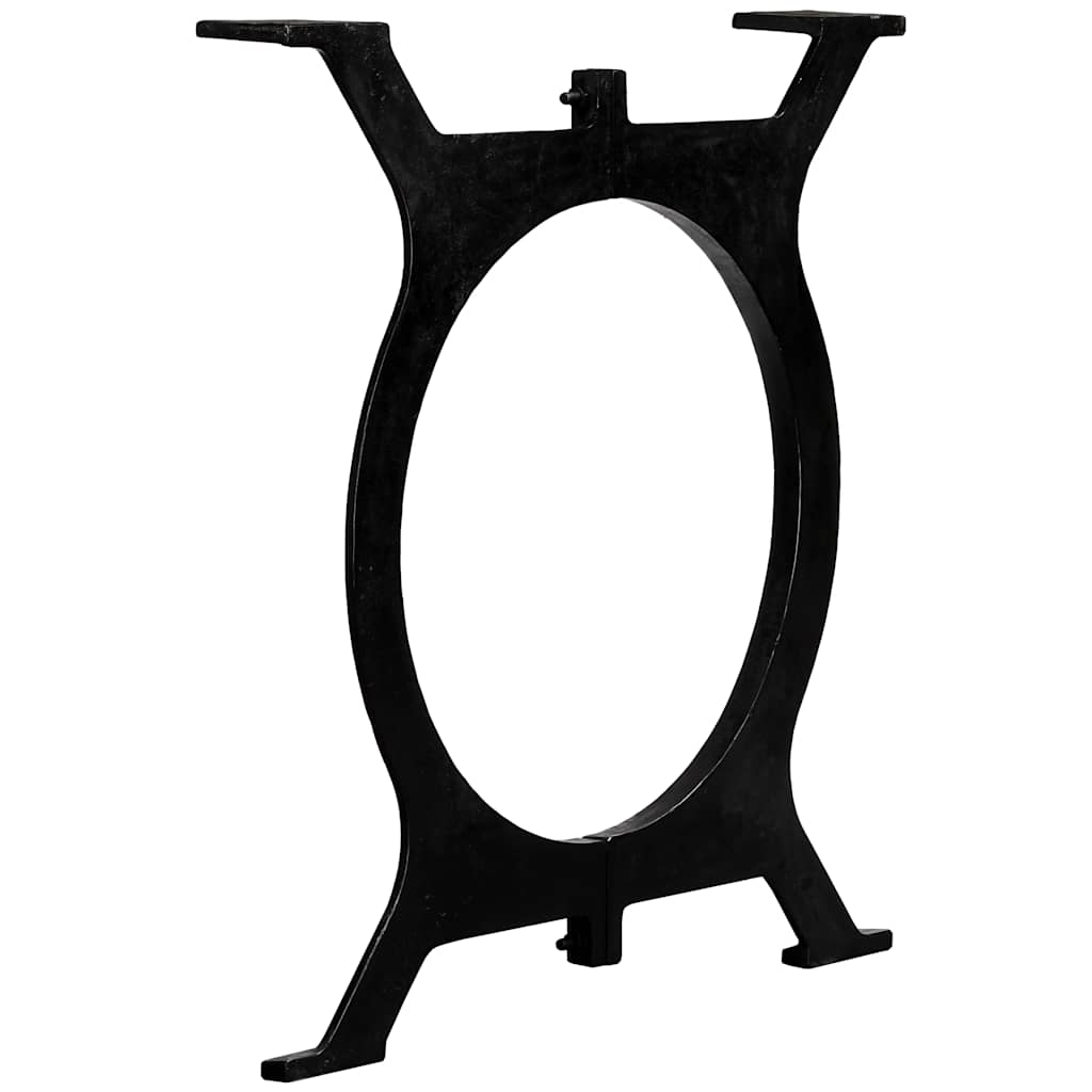 Gambe per Tavolo da Pranzo 2 pz a Forma di O in Ghisa | homemem39