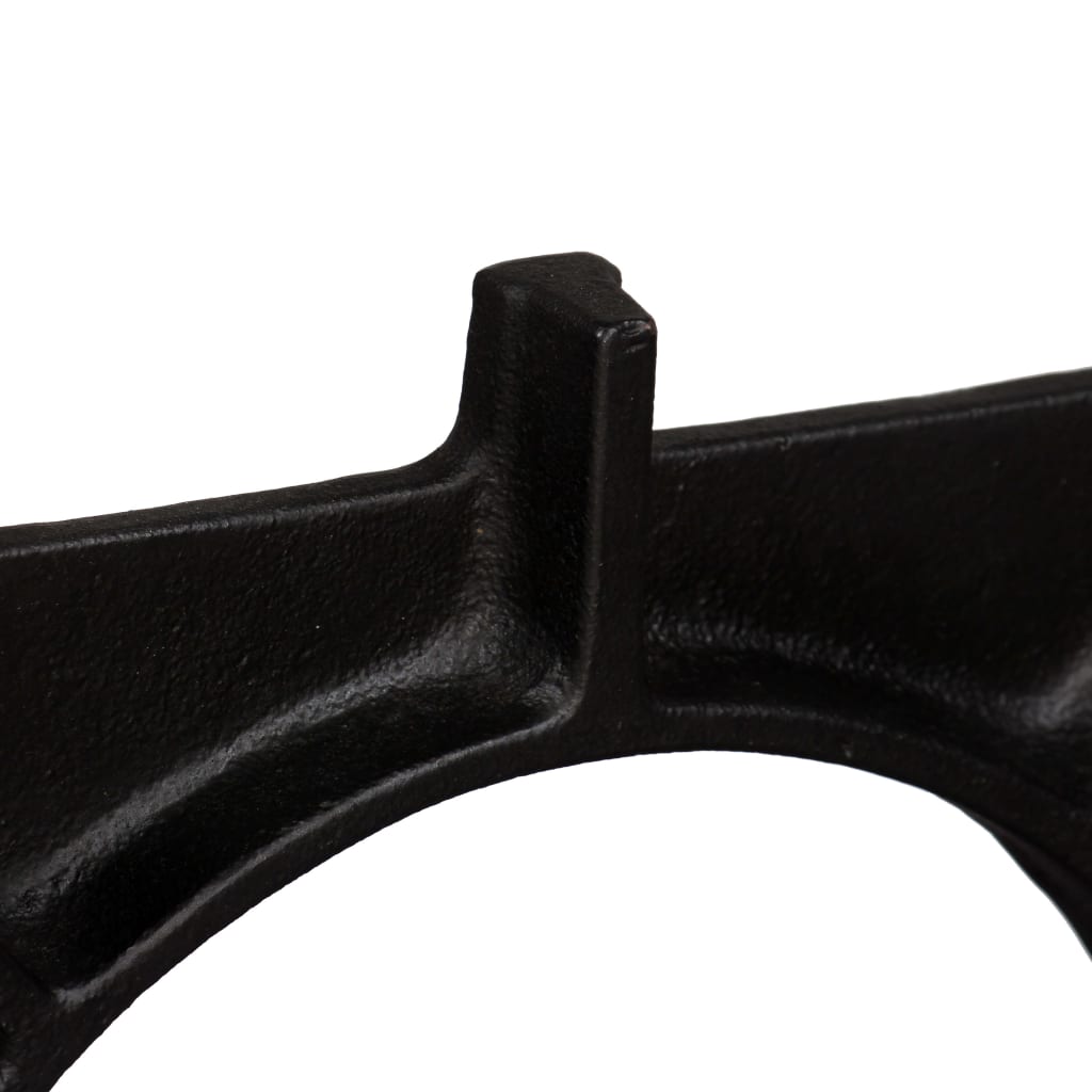 Gambe per Tavolino da Caffè 2 pz a Forma di O in Ghisa - homemem39