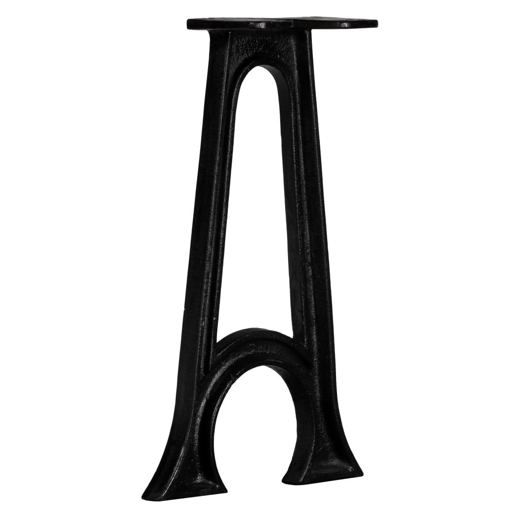 Gambe per Panca 2 pz con Base ad Arco a Forma di A in Ghisa | homemem39