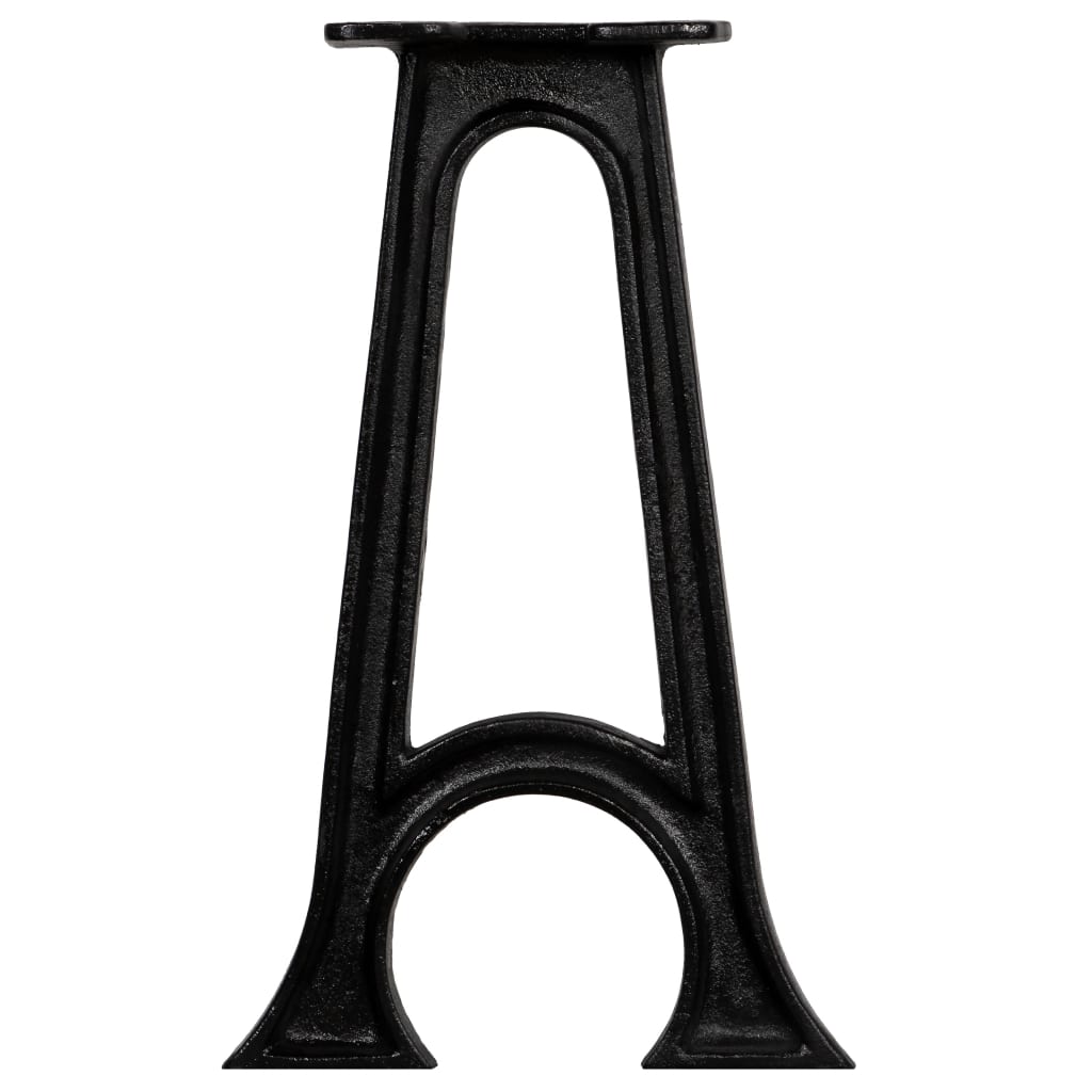 Gambe per Panca 2 pz con Base ad Arco a Forma di A in Ghisa | homemem39