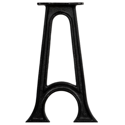 Gambe per Panca 2 pz con Base ad Arco a Forma di A in Ghisa | homemem39