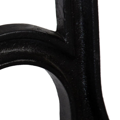 Gambe per Panca 2 pz con Base ad Arco a Forma di A in Ghisa | homemem39
