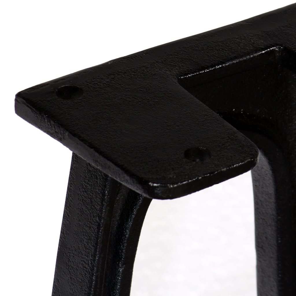 Gambe per Panca 2 pz con Base ad Arco a Forma di A in Ghisa | homemem39