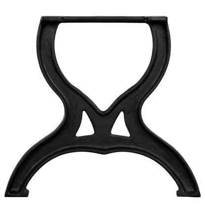 Gambe per Tavolino da Caffè 2 pz a Forma di X in Ghisa | homemem39