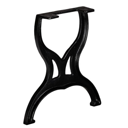 Gambe per Panca 2 pz a Forma di X in Ghisa