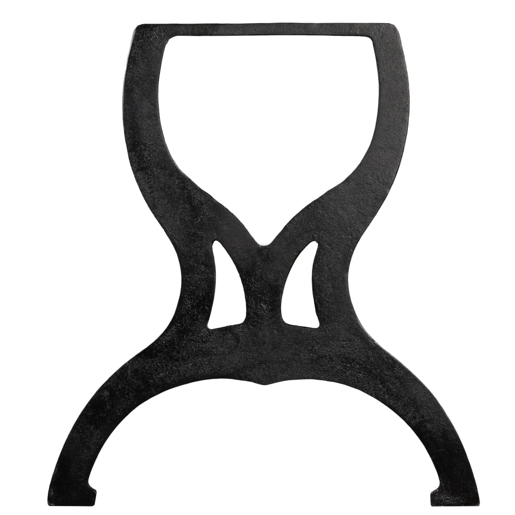 Gambe per Panca 2 pz a Forma di X in Ghisa