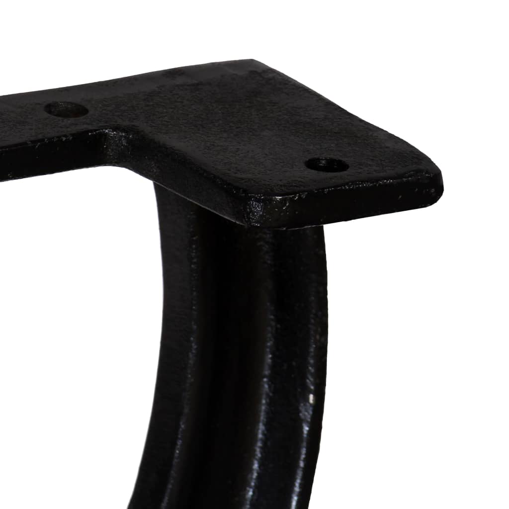 Gambe per Panca 2 pz a Forma di X in Ghisa