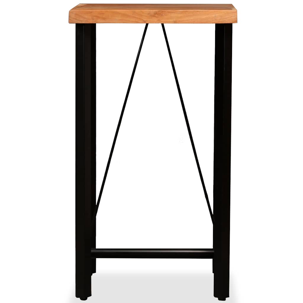 Tavolino da Bar in Legno Massello di Acacia 60x60x107 cm | homemem39