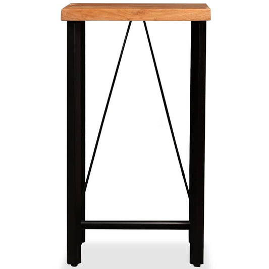 Tavolino da Bar in Legno Massello di Acacia 60x60x107 cm | homemem39