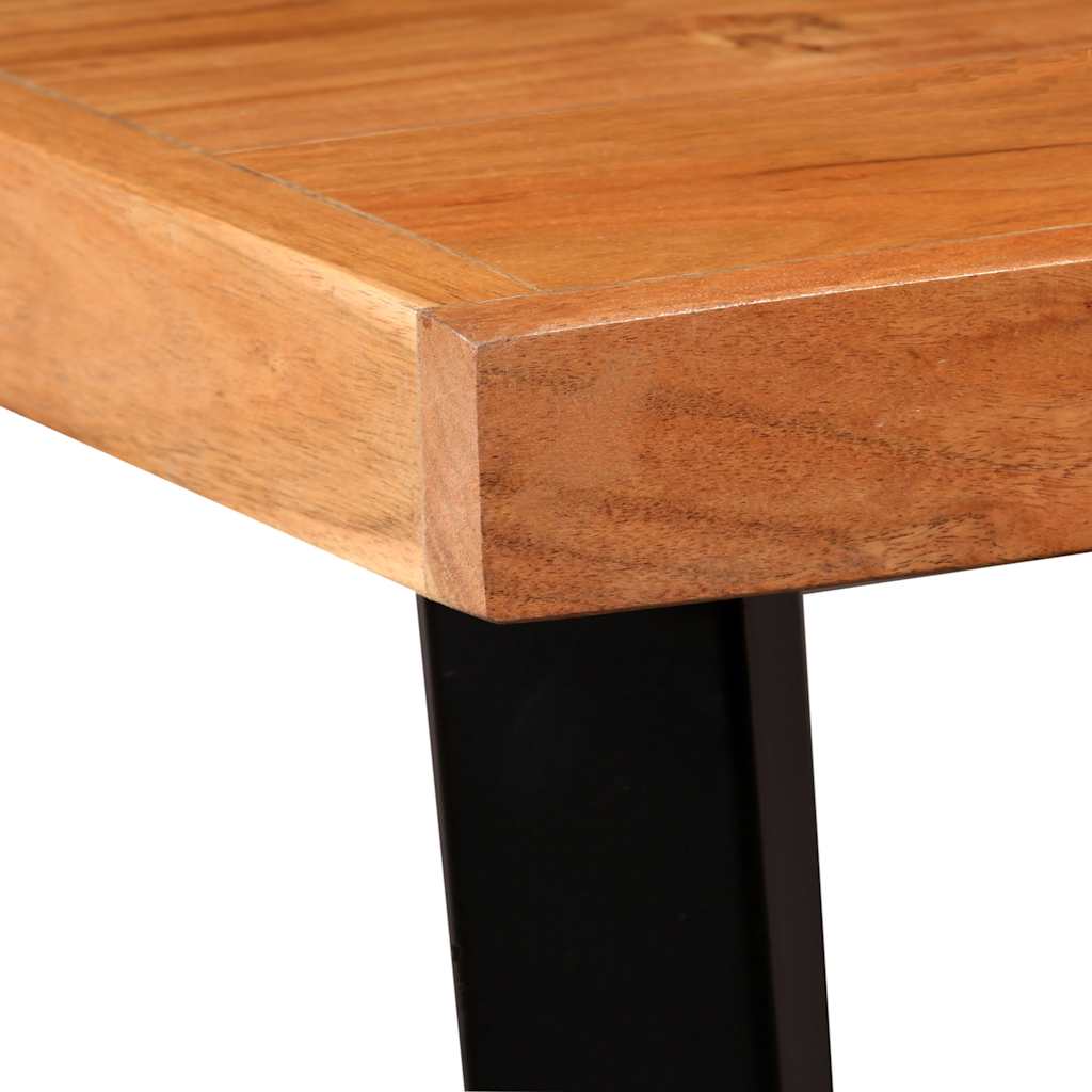 Tavolino da Bar in Legno Massello di Acacia 60x60x107 cm | homemem39