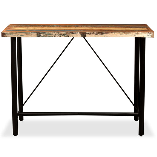 Tavolino da Bar in Legno Massello di Recupero 120x60x107 cm | homemem39
