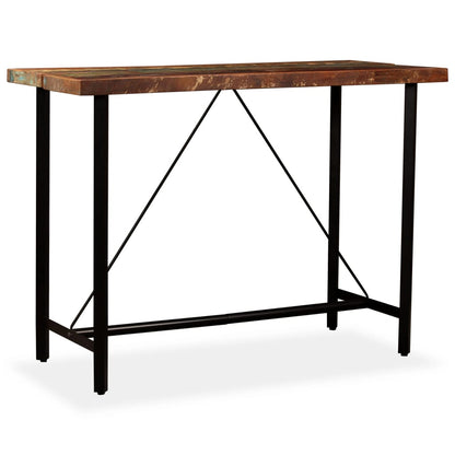 Tavolino da Bar in Legno Massello di Recupero 150x70x107 cm | homemem39