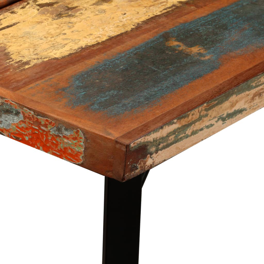 Tavolino da Bar in Legno Massello di Recupero 150x70x107 cm | homemem39