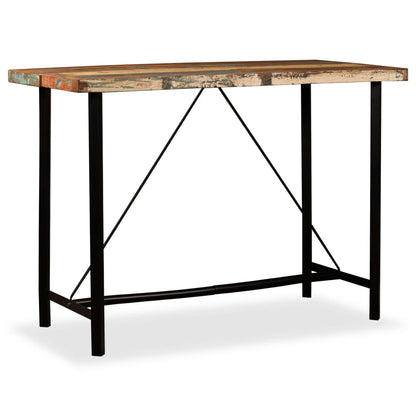 Tavolino da Bar in Legno Massello di Recupero 150x70x107 cm | homemem39