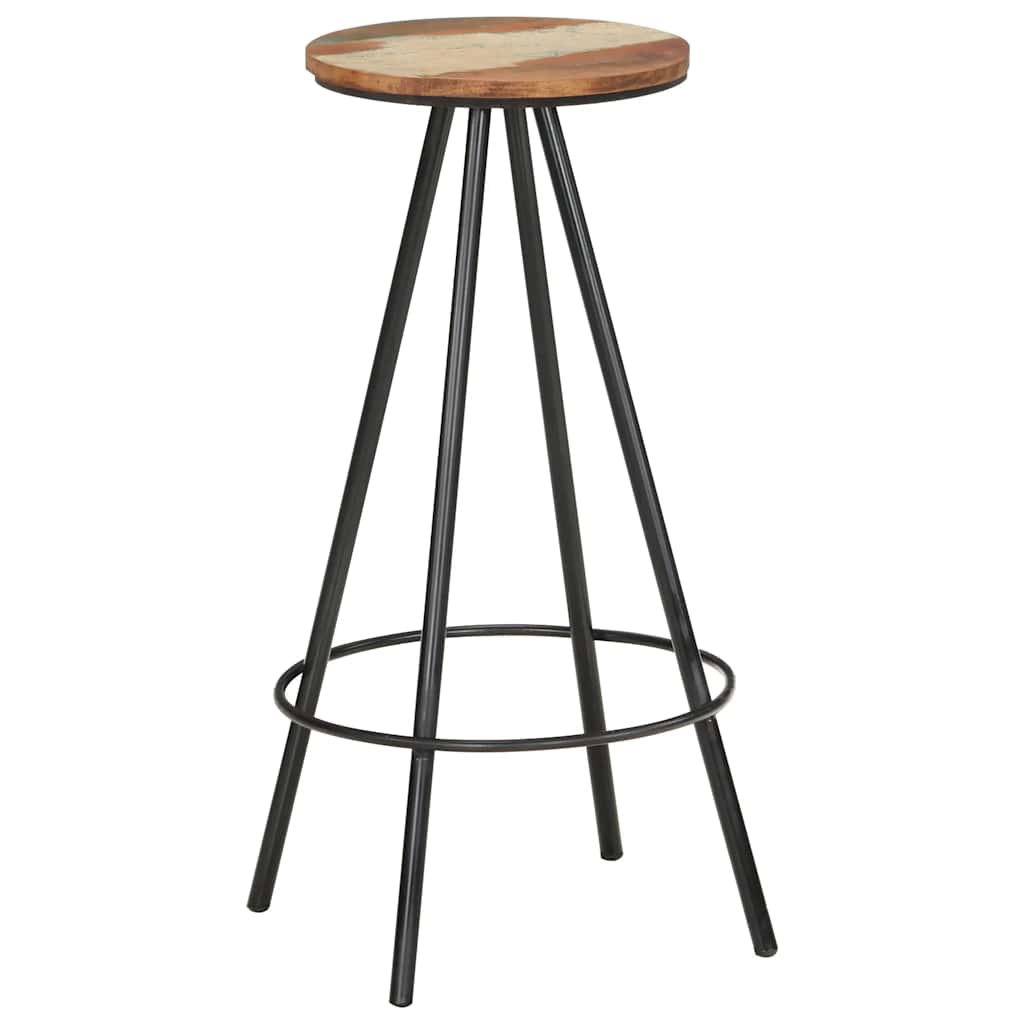 Sedie da Bar 4 pz Legno Massello di Recupero