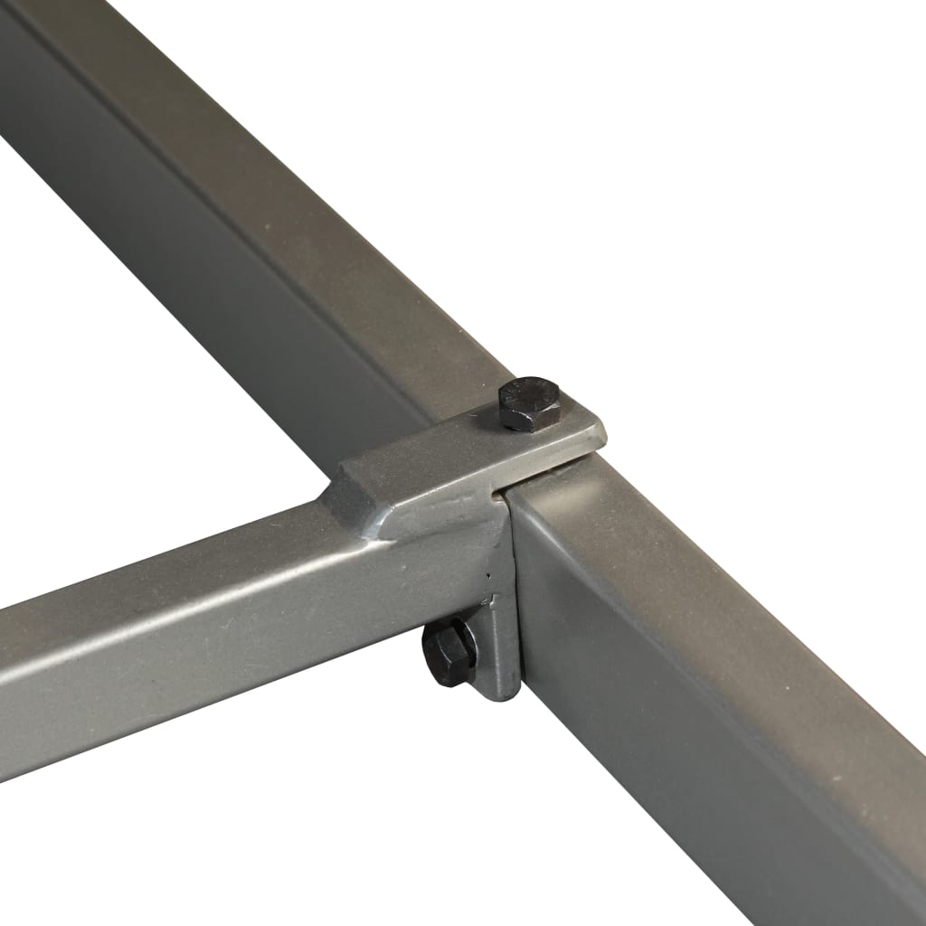 Tavolo da Pranzo in Legno Massello di Acacia e Acciaio 180 cm - homemem39