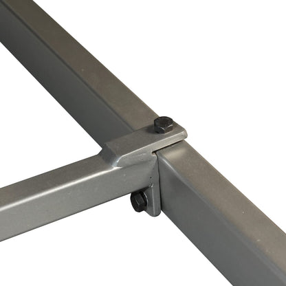 Tavolo da Pranzo in Legno Massello di Acacia e Acciaio 180 cm - homemem39