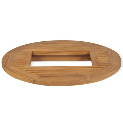Piano Tavolo per Cassa di Birra in Legno di Teak 70 cm | homemem39