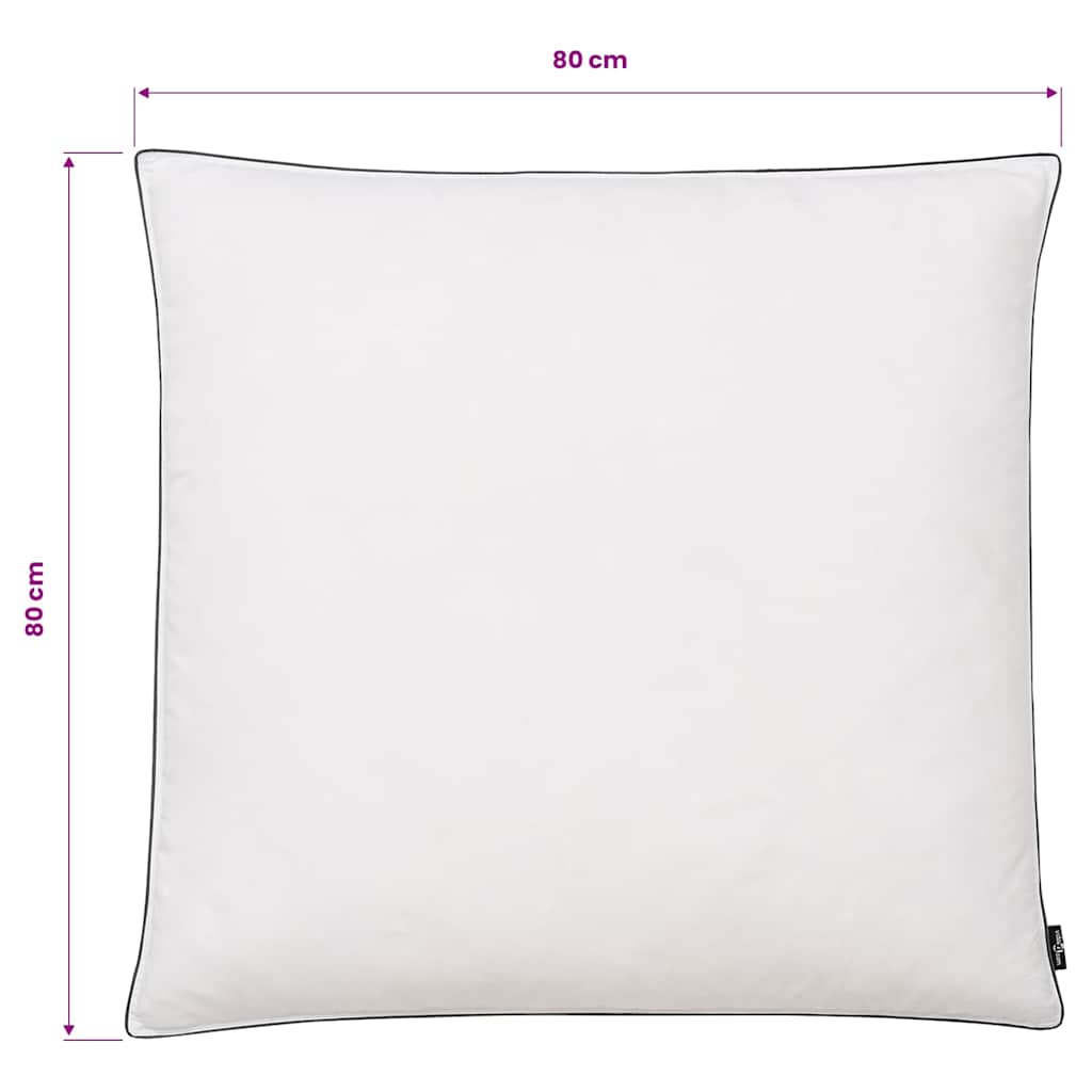 Cuscini 2 pz in Mix di Piume 80x80 cm Bianco | homemem39