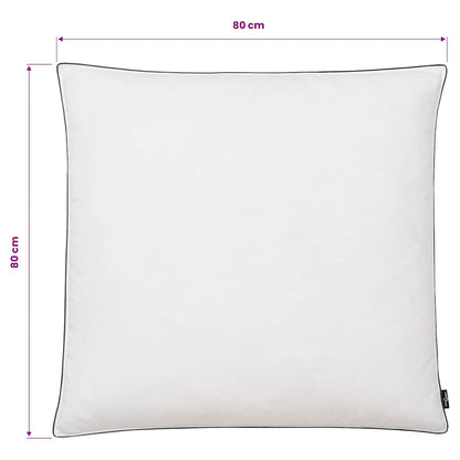 Cuscini 2 pz in Mix di Piume 80x80 cm Bianco | homemem39