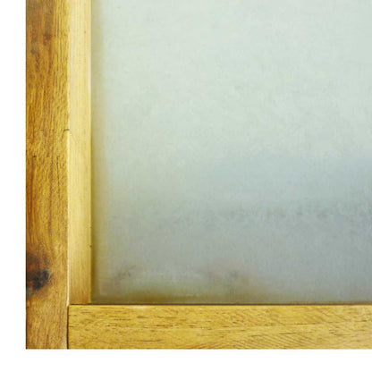 Fioriera a 2 Ripiani in Legno Massello di Acacia e Zinco - homemem39