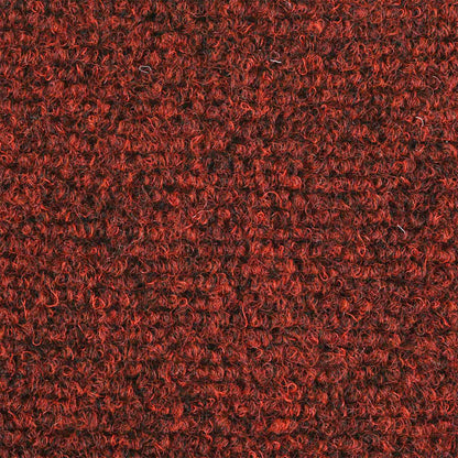 Tappetini per scale autoadesivi 15 pz 56x17x3 cm Bordeaux Rosso Semicircolari - homemem39
