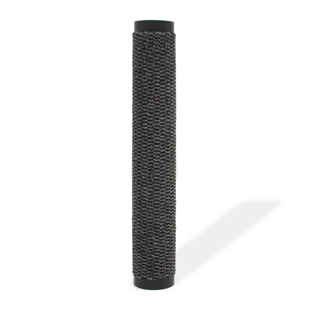 Tappeto Antipolvere Trapuntato Rettangolare 80x120cm Antracite | homemem39