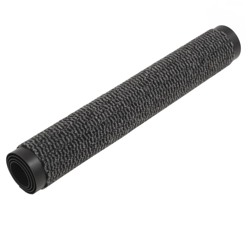 Tappeto Antipolvere Trapuntato Rettangolare 80x120cm Antracite | homemem39