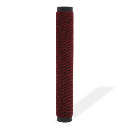 Tappeto Antipolvere Trapuntato Rettangolare 90x150cm Rosso - homemem39