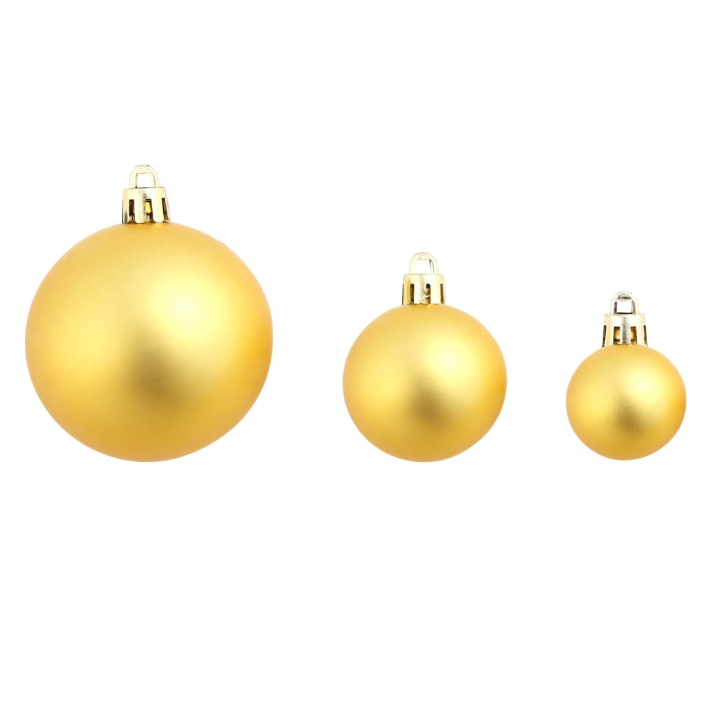 Set Palline di Natale 100 pz 3/4/6 cm Oro | homemem39