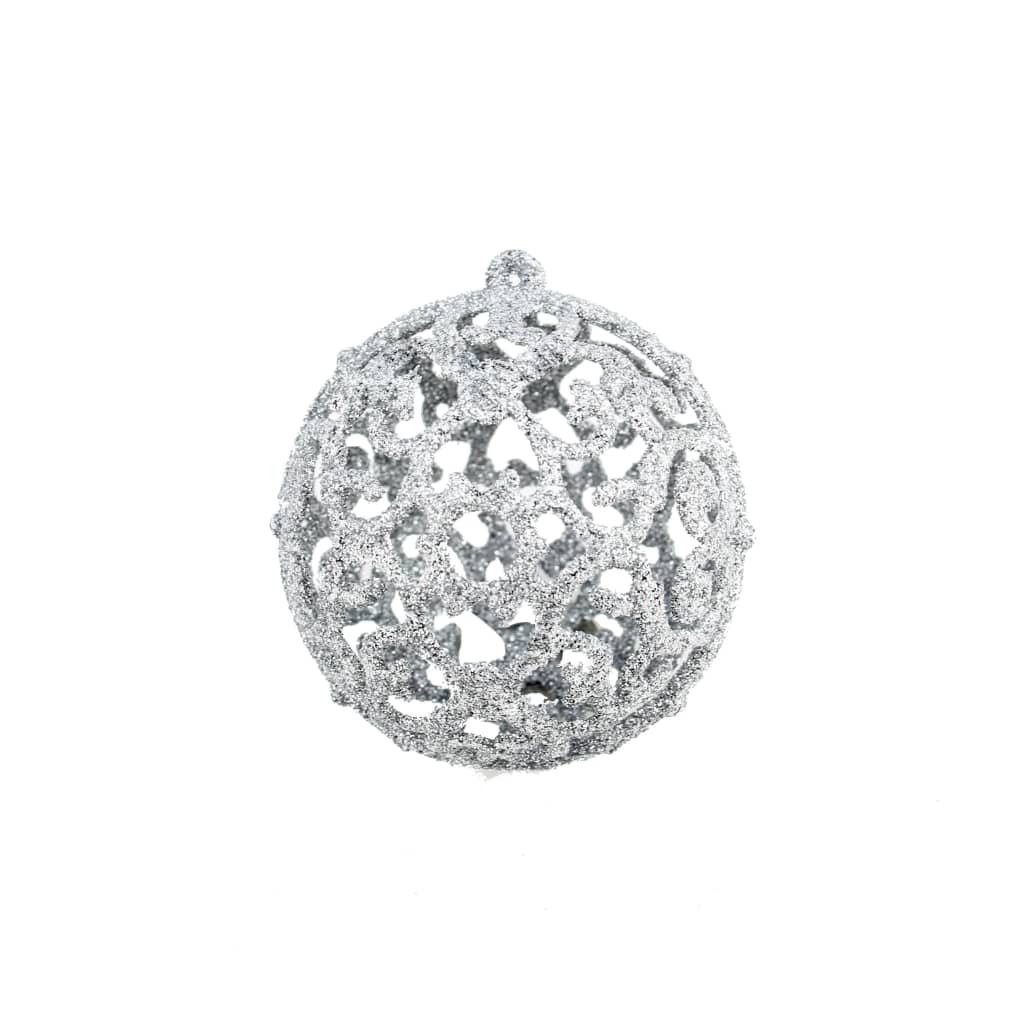 Set Palline di Natale 100 pz 3/4/6 cm Argento | homemem39