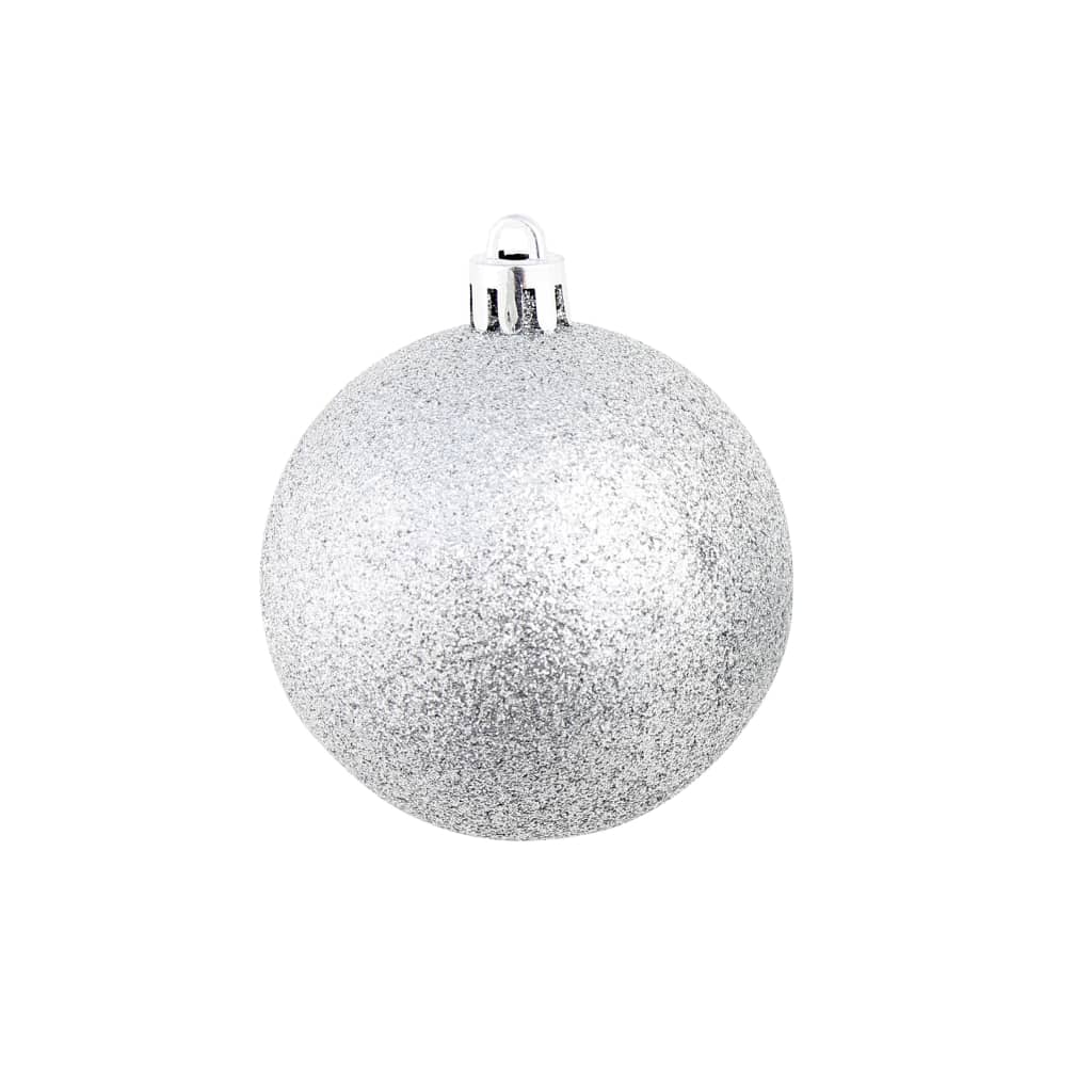 Set Palline di Natale 100 pz 3/4/6 cm Argento | homemem39